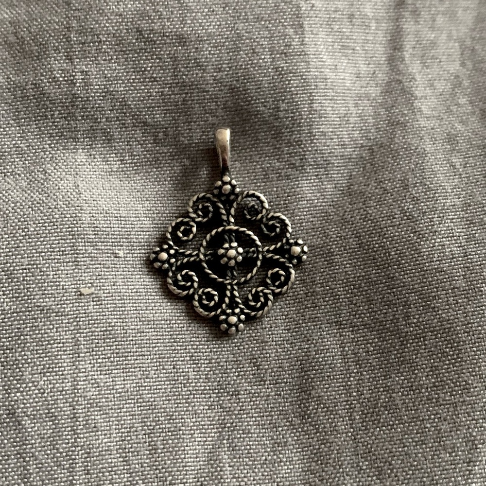 James Avery Lacy Cross Charm - Retired Design